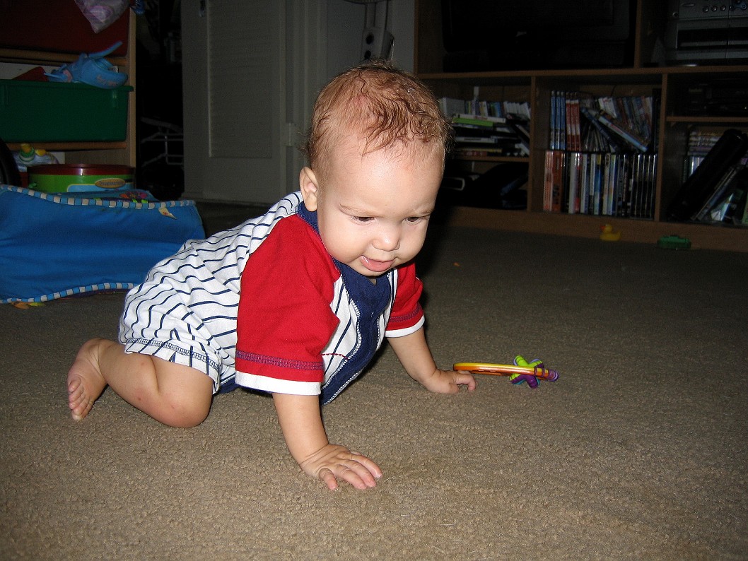 Crawling Near His Spinning Rattle Crawling Near His Spinning Rattle