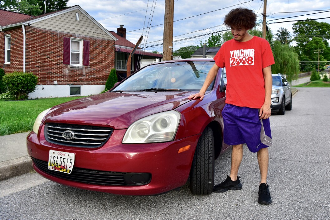 With His First Car 2